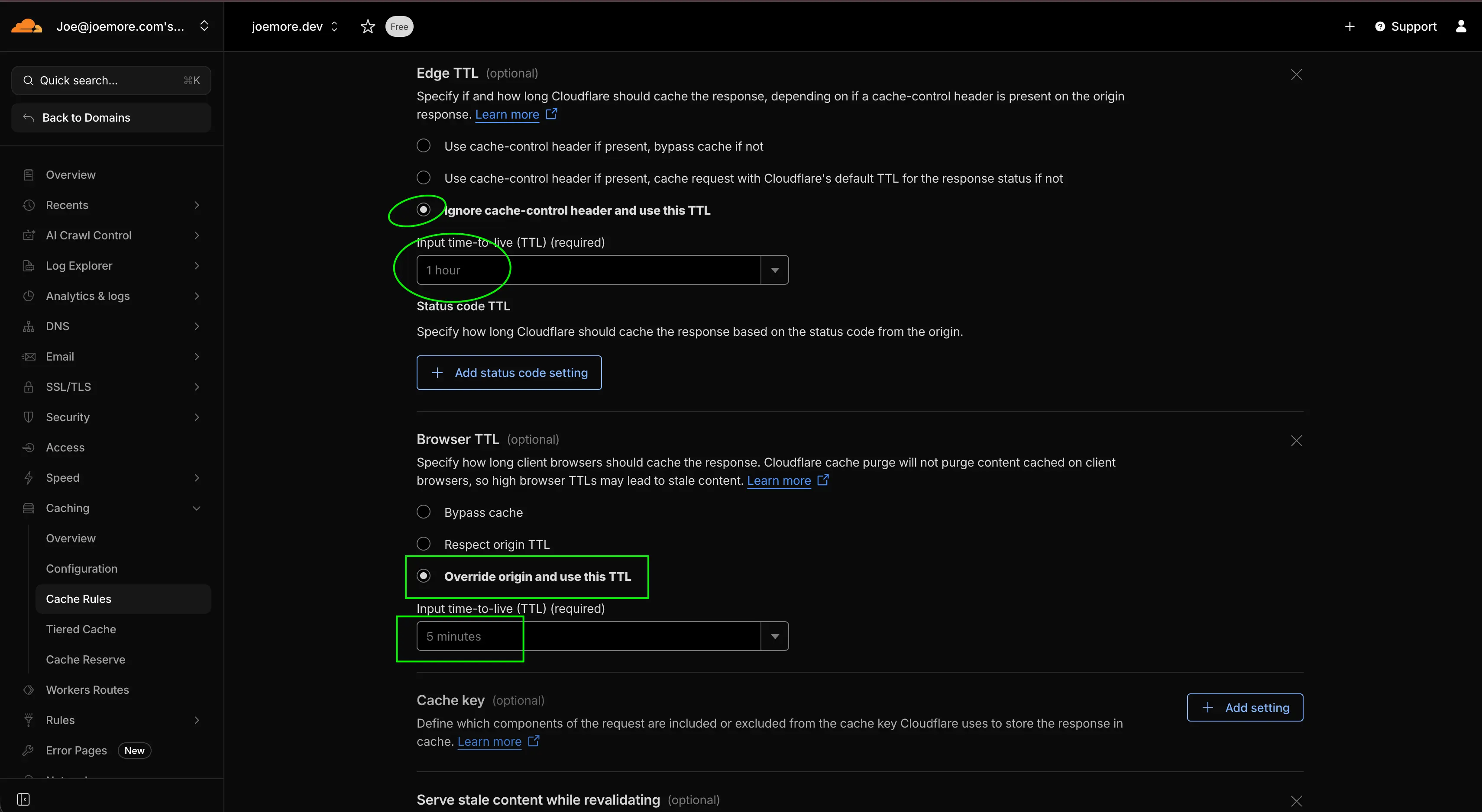 CloudFlare Caching 2
